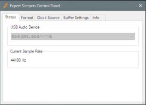 Expert Sleepers Control Panel