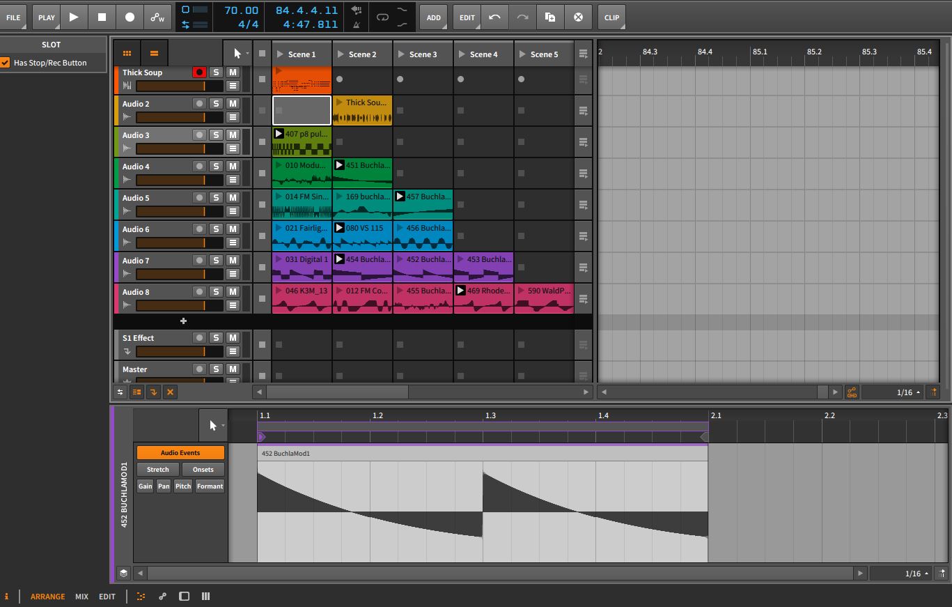 1サイクルのウェーブテーブルをCVソースとして使う方法